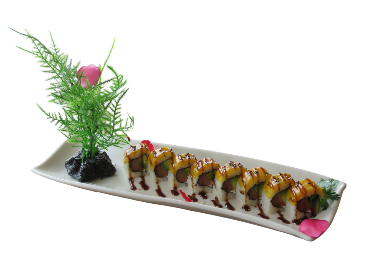 URAMAKI DE SALMÓN Y AGUACATE