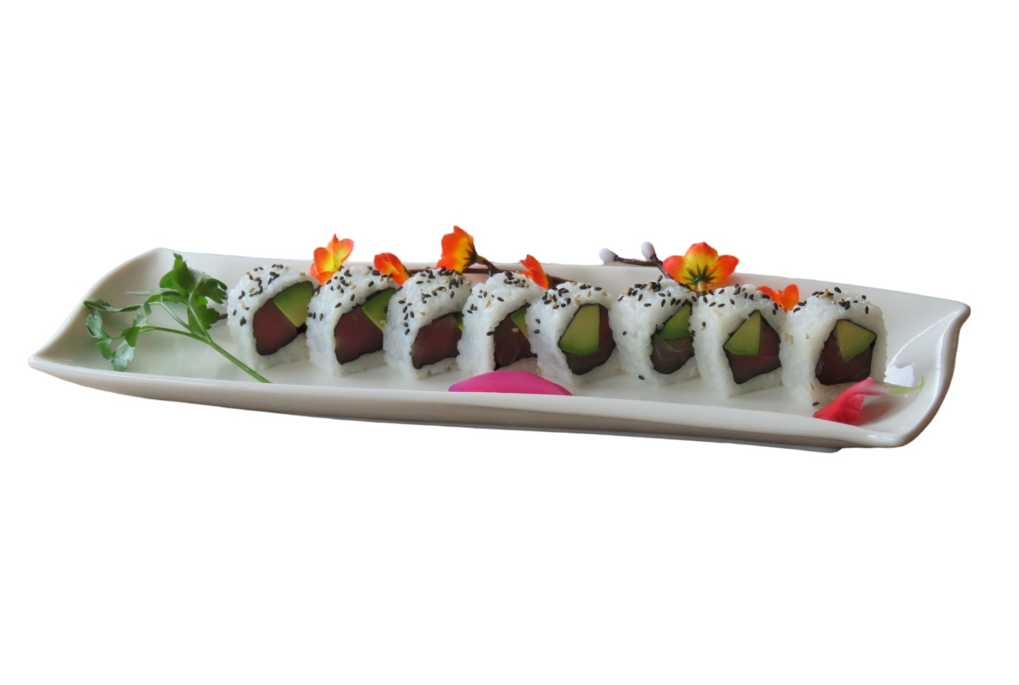 URAMAKI DE SALMÓN Y QUESO